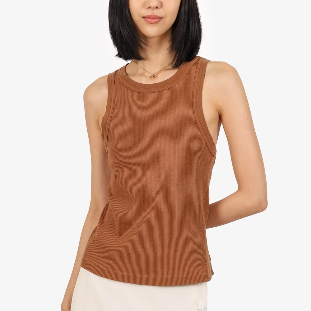 Zara Ribbed Knit Tank, size large.